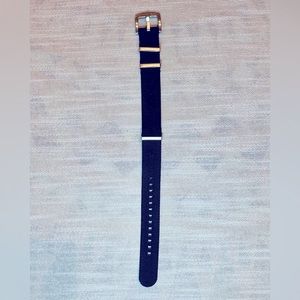 BluShark Nato strap - Black/ Brushed/ 20mm